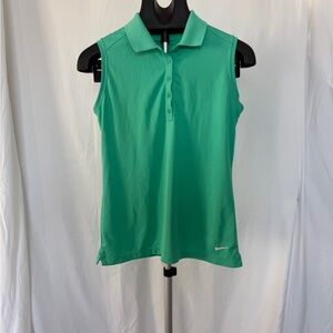 Nike Vibrant Green Polo Tank Top